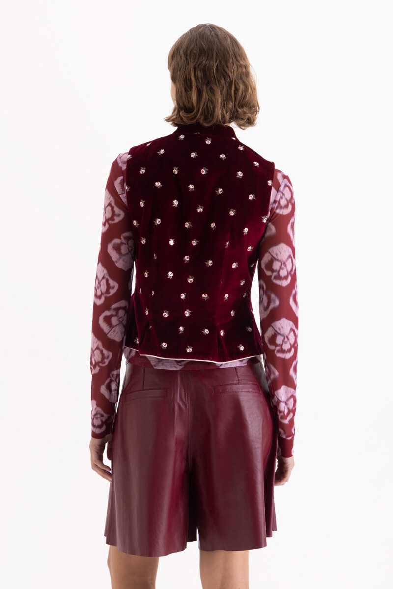 CHALECO CHARLOTTE Bordo