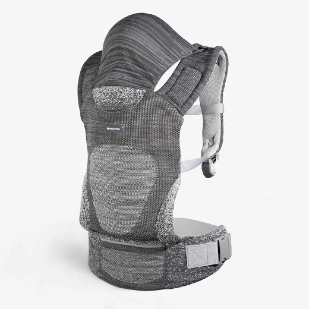 Mochila porta bebe Hoody Kikkaboo gris