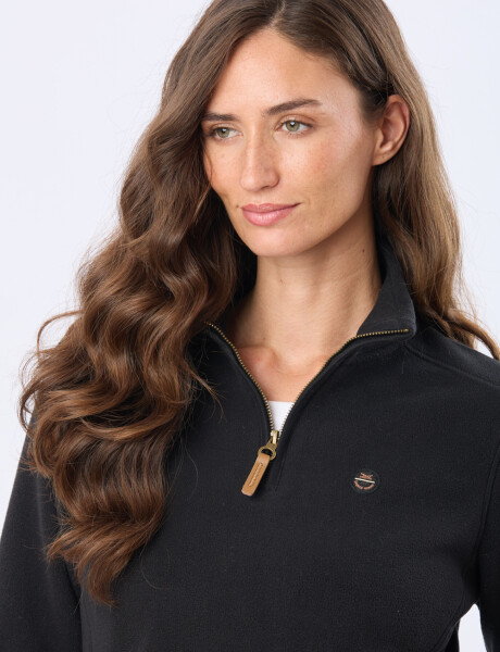 BUZO POLAR MEDIO CIERRE Negro