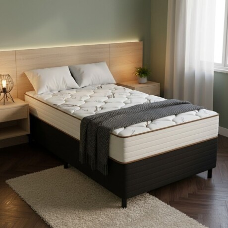 SOMMIER UNA PLAZA BASE CAMA COLCHÓN 100% ESPUMA SOMMIER UNA PLAZA BASE CAMA COLCHÓN 100% ESPUMA