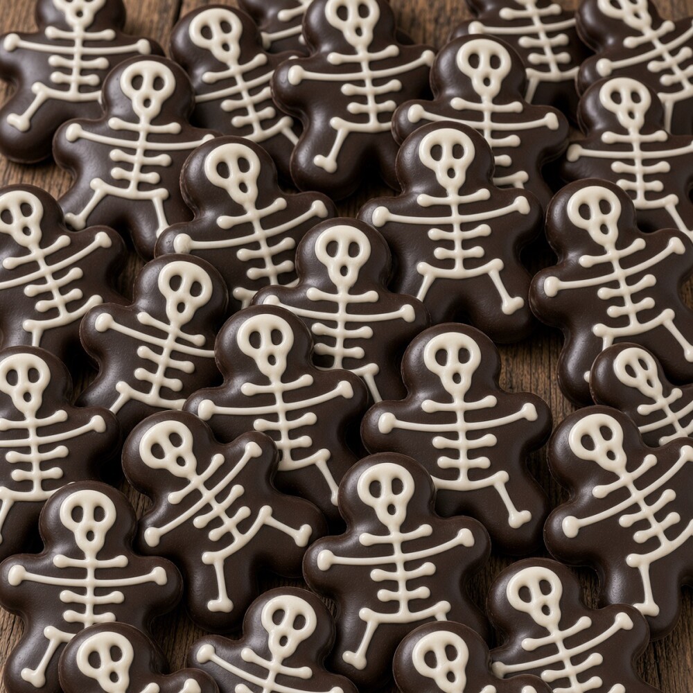 Galletas Halloween con forma de Esqueleto Galletas Halloween con forma de Esqueleto