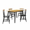 Juego de Comedor 4 Sillas - Udine Ebano