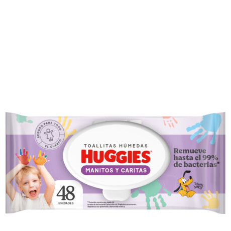 Toallitas Húmedas Huggies Manitos y Carita 48 Unidades Toallitas Húmedas Huggies Manitos y Carita 48 Unidades
