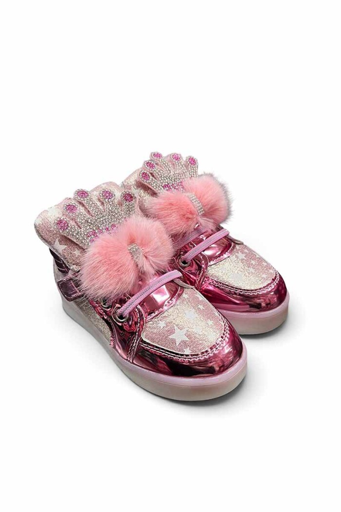 BOTA DEPORTIVA BBO CON CORONA Rosa
