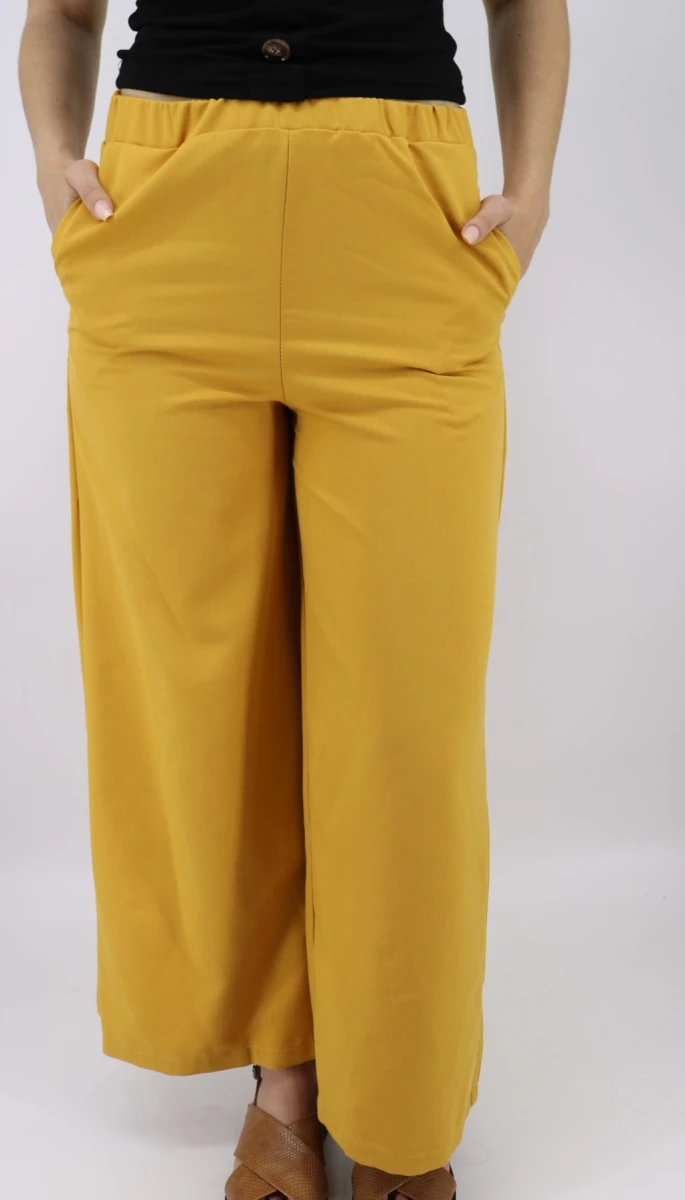 PANTALON SLOWLY PALICIA - MOSTAZA 