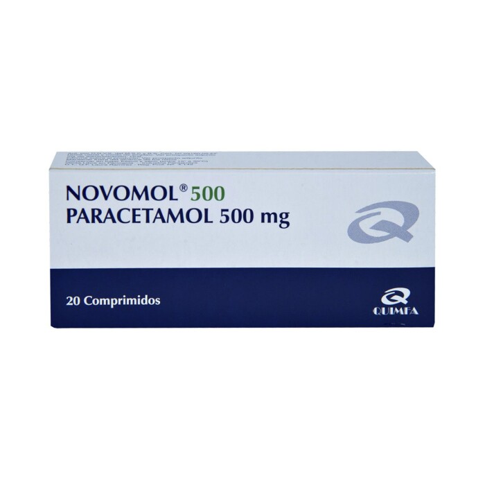NOVOMOL 500 MG. CJ X 20 COMP. única