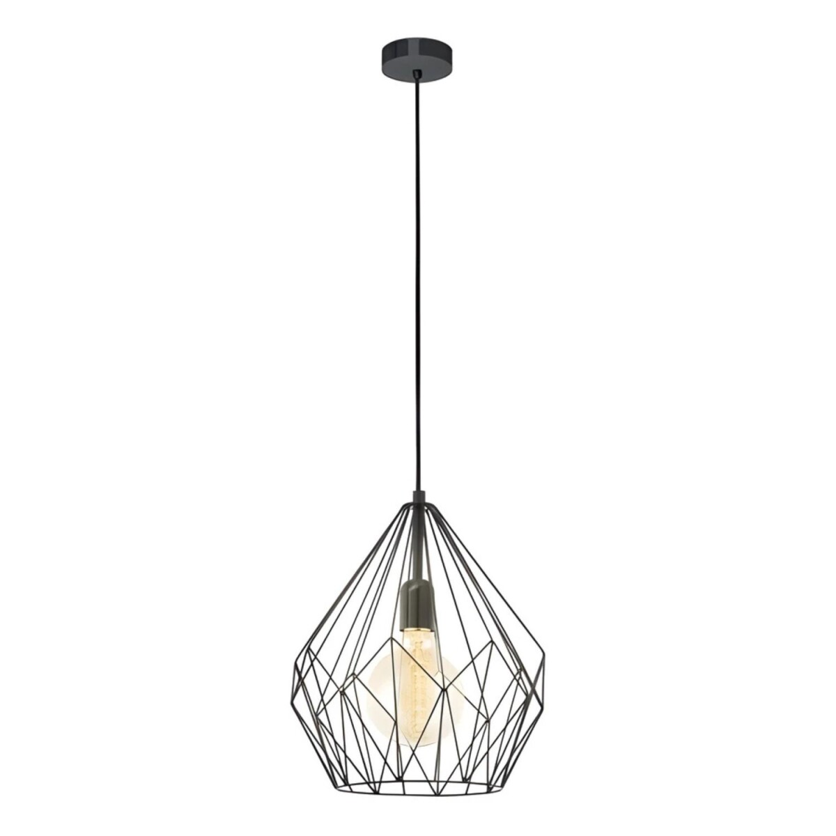 Lámpara colgante vintage tipo jaula Eglo Carlton 