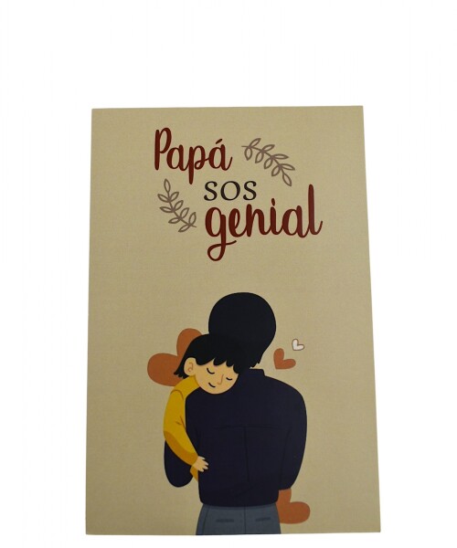 Tarjeta día del padre 10x15 DISEÑO 4