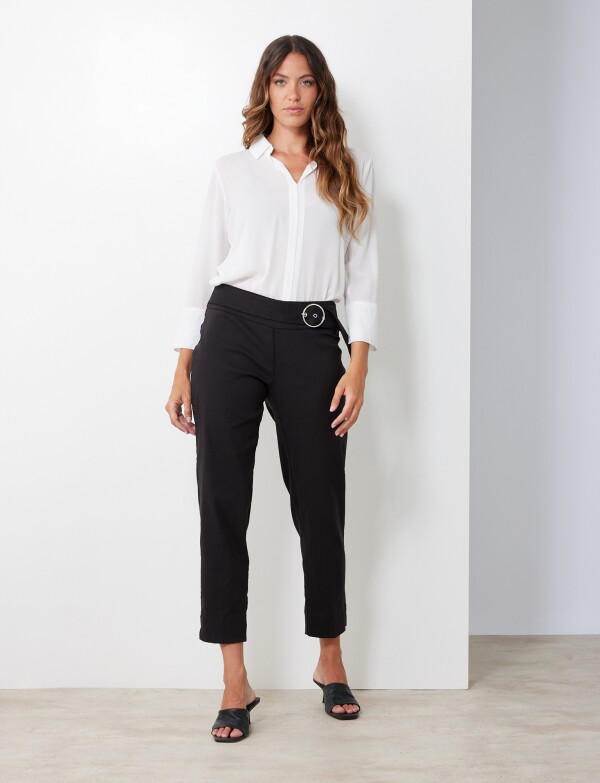 Pantalon Hebilla NEGRO