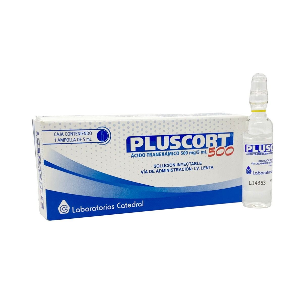PLUSCORT 500 MG. ACIDO TRANEXAMICO CJ X 