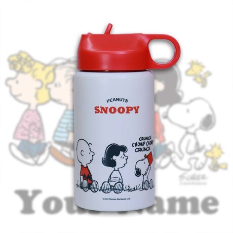 Botella acero Snoopy 550ml rojo