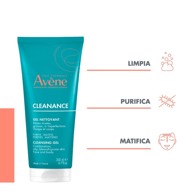 Avene Cleanance Gel 200 Ml. Avene Cleanance Gel 200 Ml.