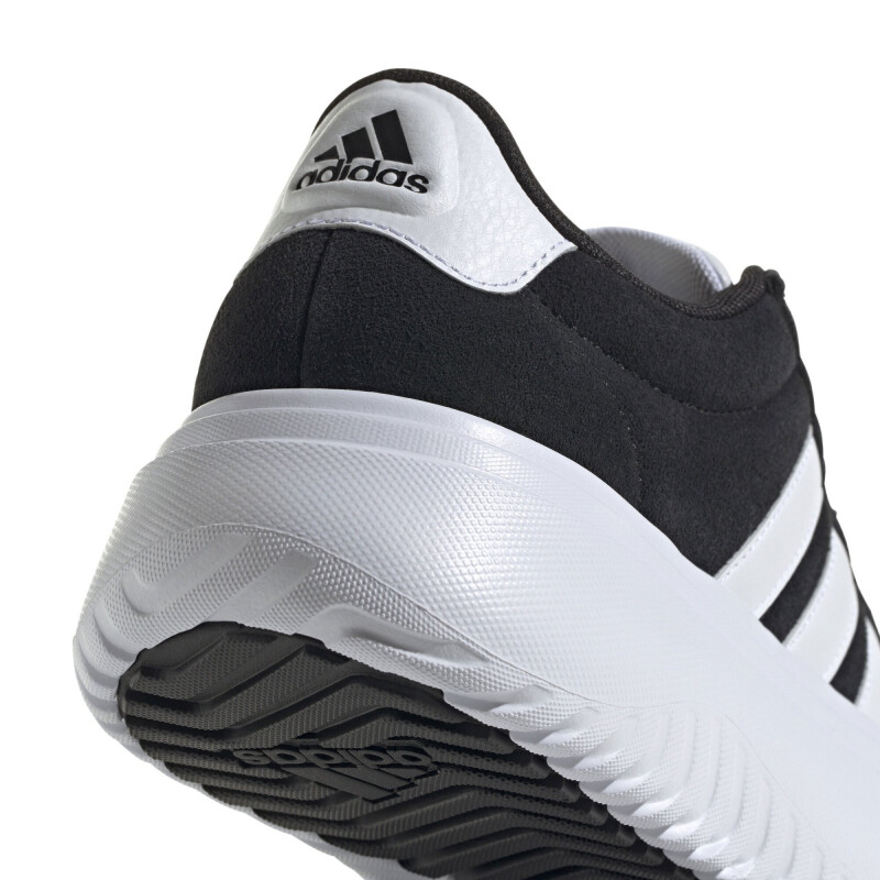 Championes de Mujer Adidas Grand Court Plataforma Negro - Blanco