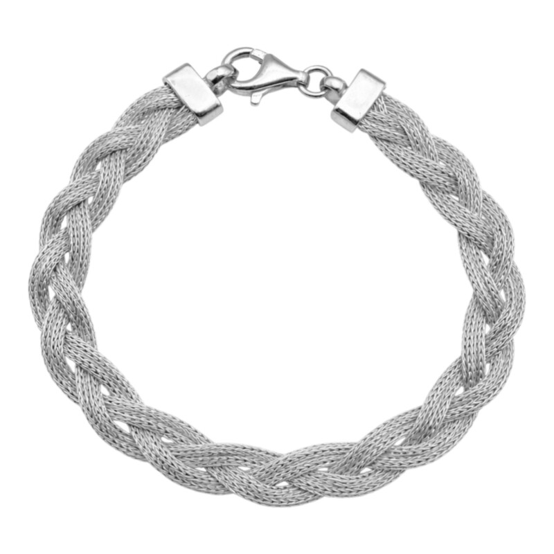 Pulsera trenzada - Plata 925 - sin piedra - PU3860 sinpiedra
