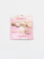 BROCHES SET X2 ROSA CLARO