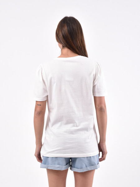 REMERA LALI OFF WHITE