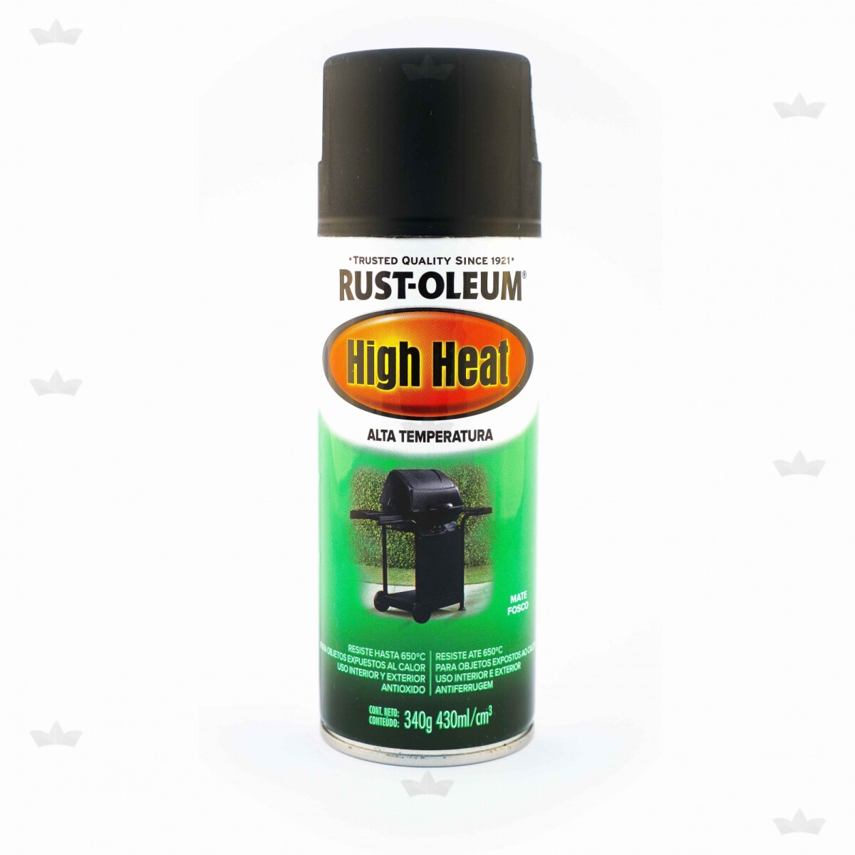 AEROSOL RUST OLEUM ALTA-TEMPERATURA NEGRO MATE- 340GRS - N/A 