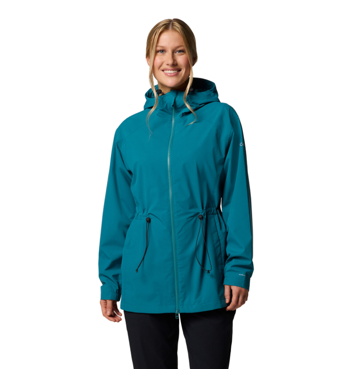 Campera Blossom Park Mujer - River Blue, Circular Linescape 