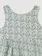 Vestido Flores Con Tirantes Piedra