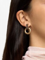 Pendientes Étnicos De Aro multicolor