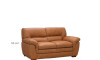 Sillon Livintus 2 Cuerpos Cuero Natural Miel