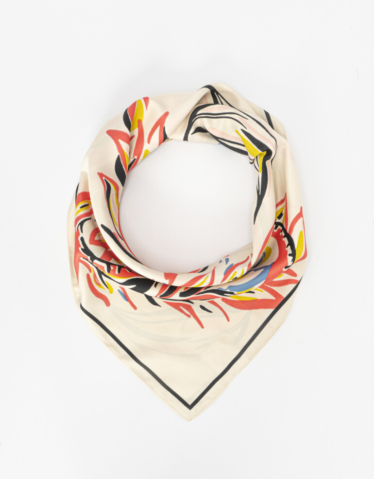 Pañuelos Raso Estampados Varios Pañuelo Estampado - Combinacion Multicolor