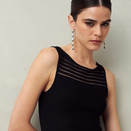 TOP LULU Negro