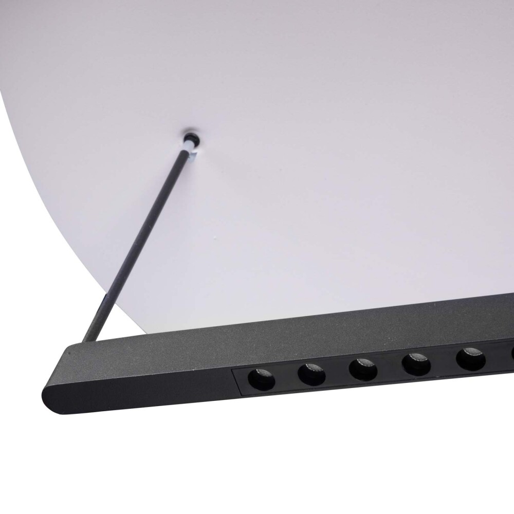 LAMPARA DE TECHO METAL BLANCO LUNA D420