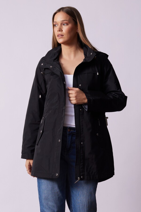 Campera Liviana Water Repellent NEGRO