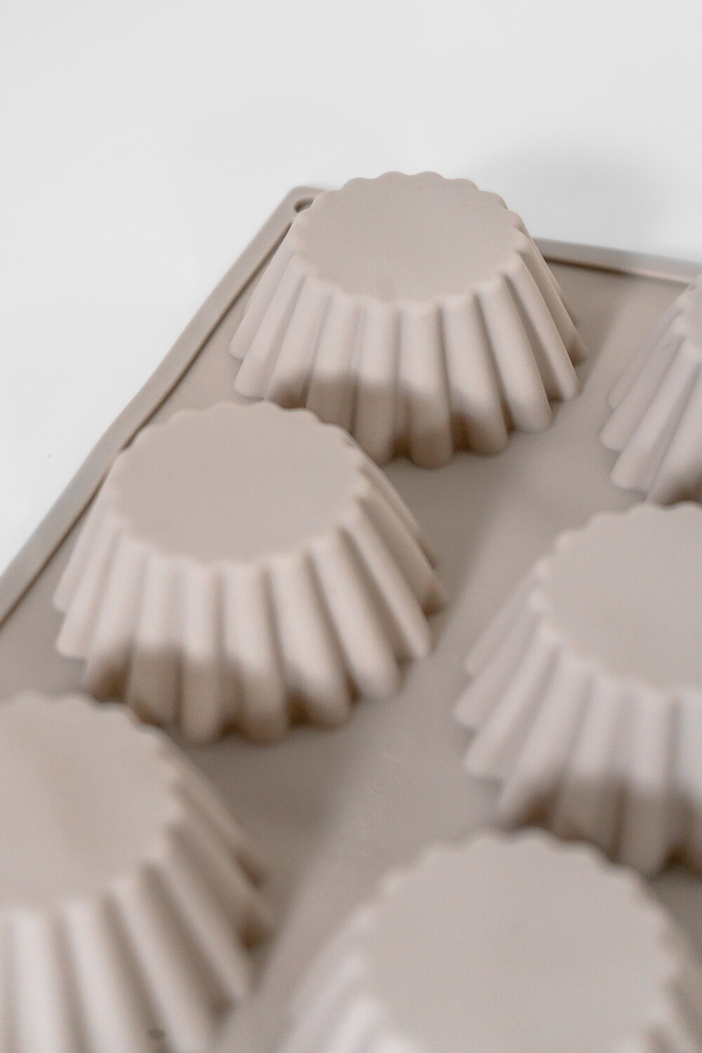 Horno Molde Silicona Muffins, 12un. 8 Color Unico