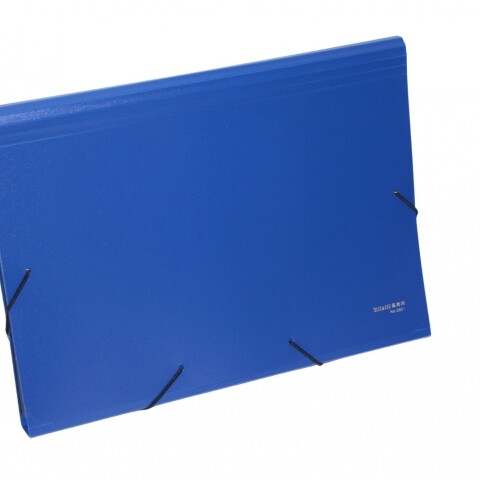 CARPETA YIL 13 DIVISIONES A4 CON ELASTICO AZUL