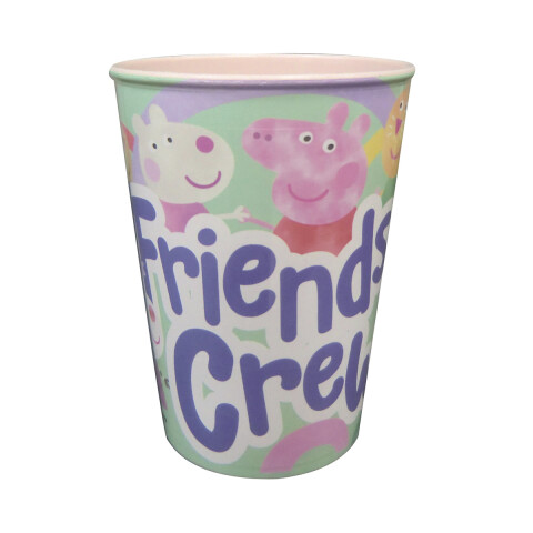 Vaso Plástico 320 ml Peppa Pig Diseños Surtidos AGUAMARINA CLARO