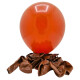 Globos Mate Tamaño R12 X25 Marron Matte