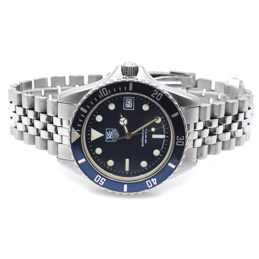 Tag Heuer Professional 200 metros. Quartz. 38 mm año 1980´S Tag Heuer Professional 200 metros. Quartz. 38 mm año 1980´S