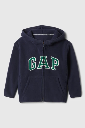 Canguro Polar Con Cierre Logo Gap Toddler Niño Navy Uniform