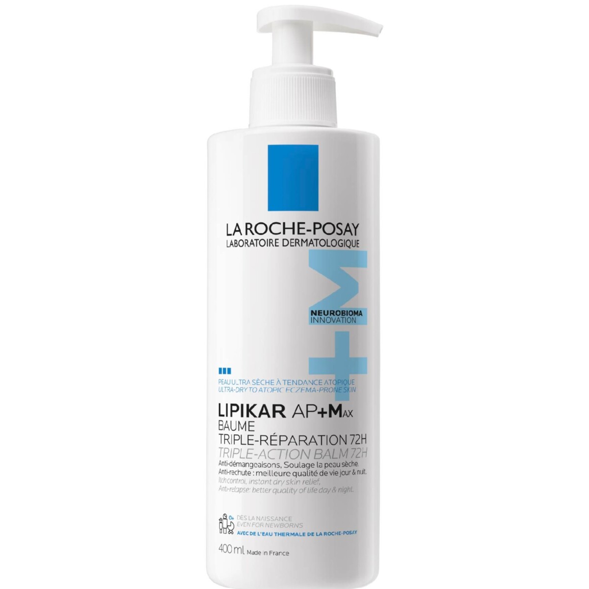 Bálsamo Corporal Reparador Lipikar AP+M 400 ml - La Roche-Posay 