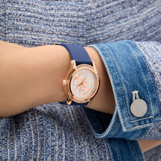 Reloj GUESS ANNETTE Silicona Azul Esfera 36mm 0