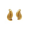 Caravanas pendientes Vintage inflado - Oro bajo - Sin piedra - CA8007 sinpiedra