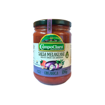 Salsa Melanzane Organica Campo Claro 570g Salsa Campo Claro Melanzane