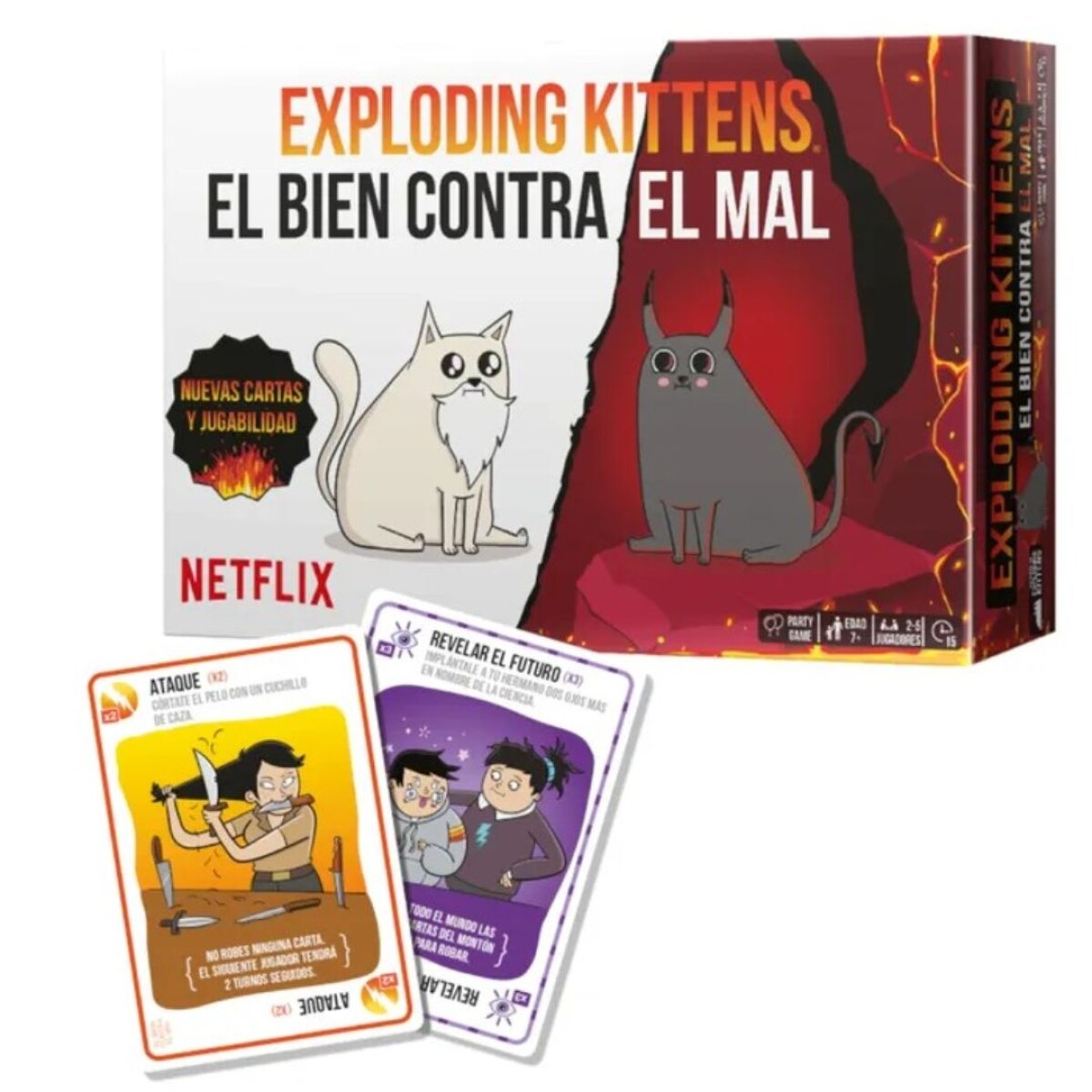 Exploding Kittens- El bien contra el mal - Exploding Kittens- El Bien Contra El Mal 