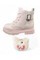 BORCEGO INFANTIL CON APLIQUE Rosa