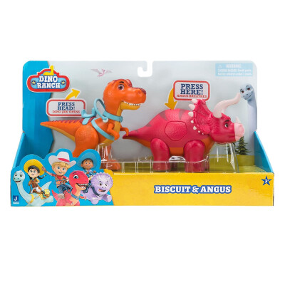 Dino Ranch Deluxe Pack 2 Dinos Biscuit Y Angus Dino Ranch Deluxe Pack 2 Dinos Biscuit Y Angus