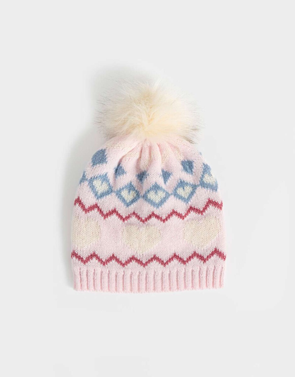 Gorro Infantil Tejido - Combinacion Multicolor 