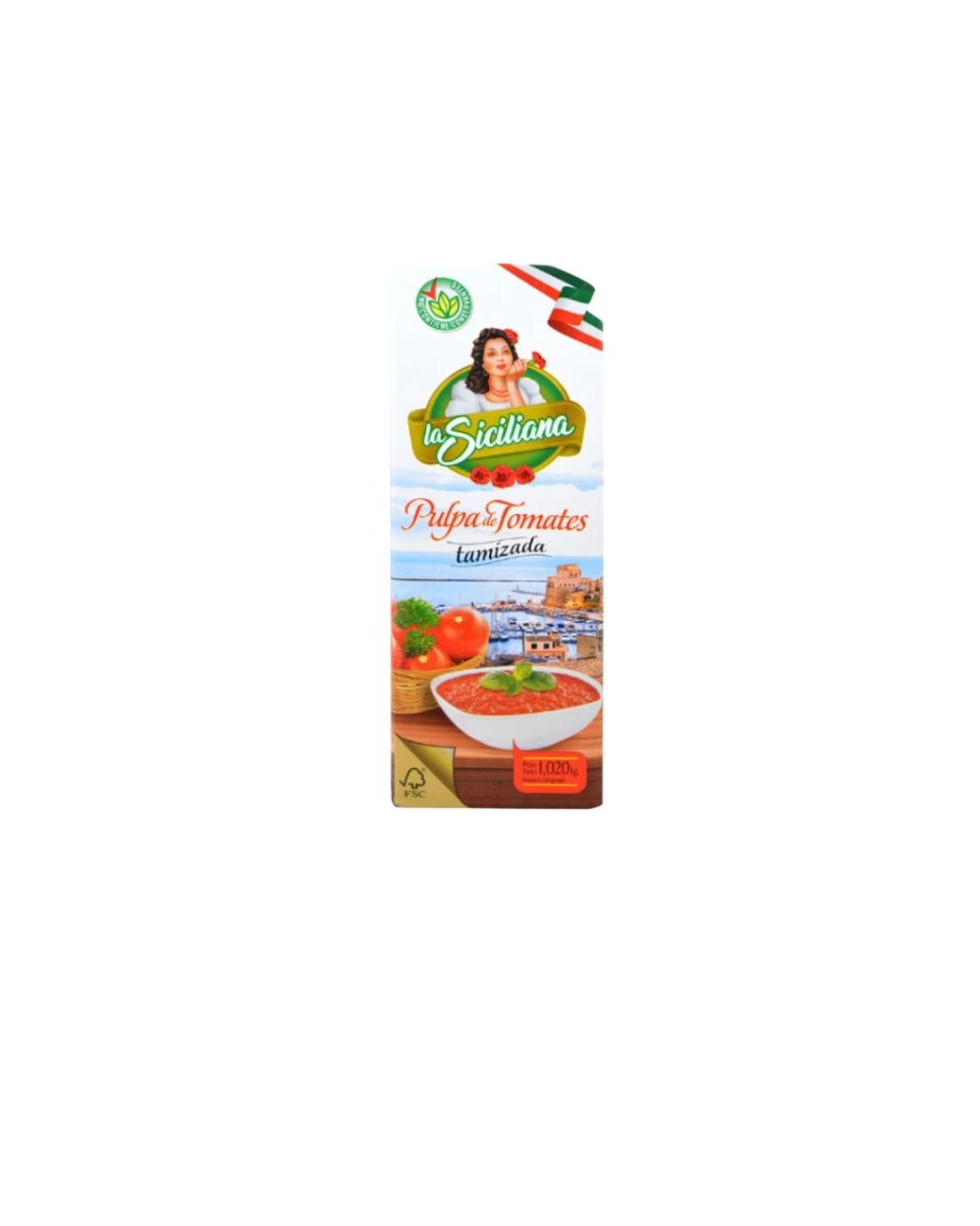 PULPA DE TOMATE TAMIZADA 1.02KG LA SICILIANA 