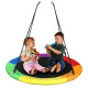 Hamaca De Jardín Base Circular Niños Columpio 1m Multicolor Multicolor
