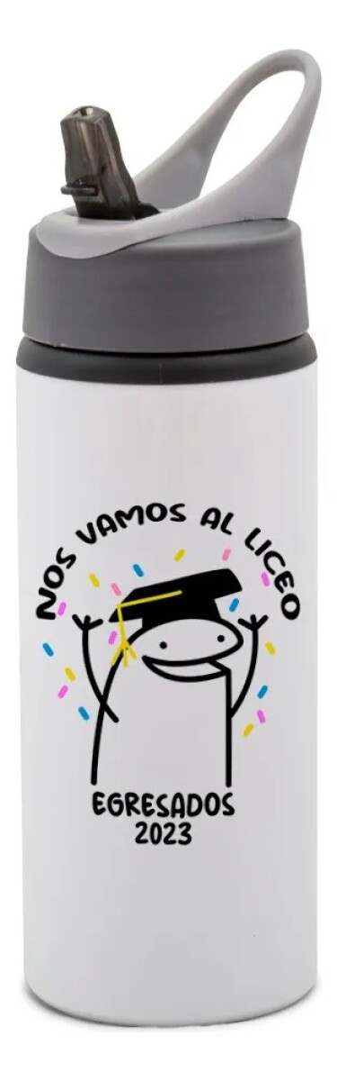 BOTELLA GRABADA DEPORTIVA 780ML BLANCA CNdeF 