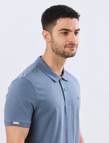 REMERA POLO LISA JERSEY Piedra