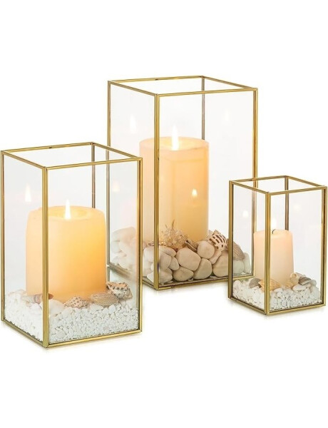 CAJA DECORATIVA VIDRIO 11.5X11.5X15.5CM BORDE DORADO CAJA DECORATIVA VIDRIO 11.5X11.5X15.5CM BORDE DORADO