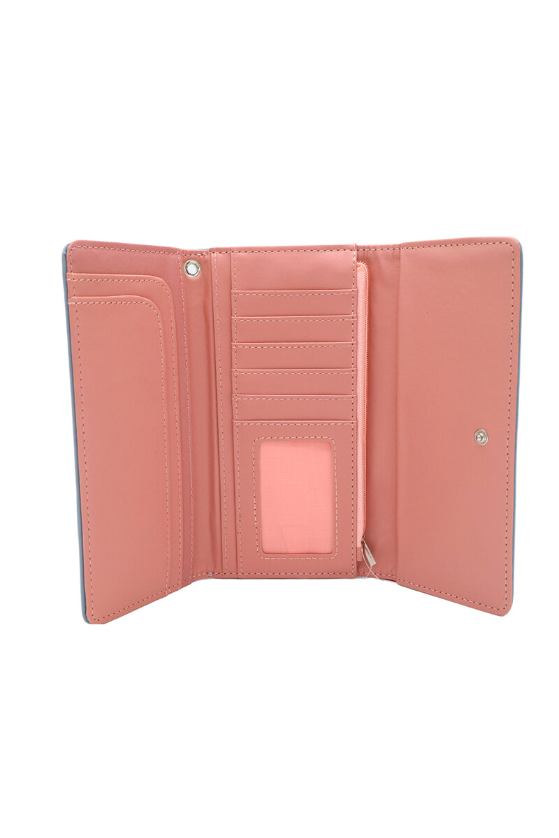 Billetera Trendy Celeste
