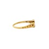 Anillo Cruz Vasca-Oro bajo-Sin Piedra-AN8245 sinpiedra